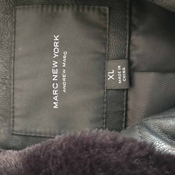 Marc New York zip faux leather jacket - Picture 2 of 9